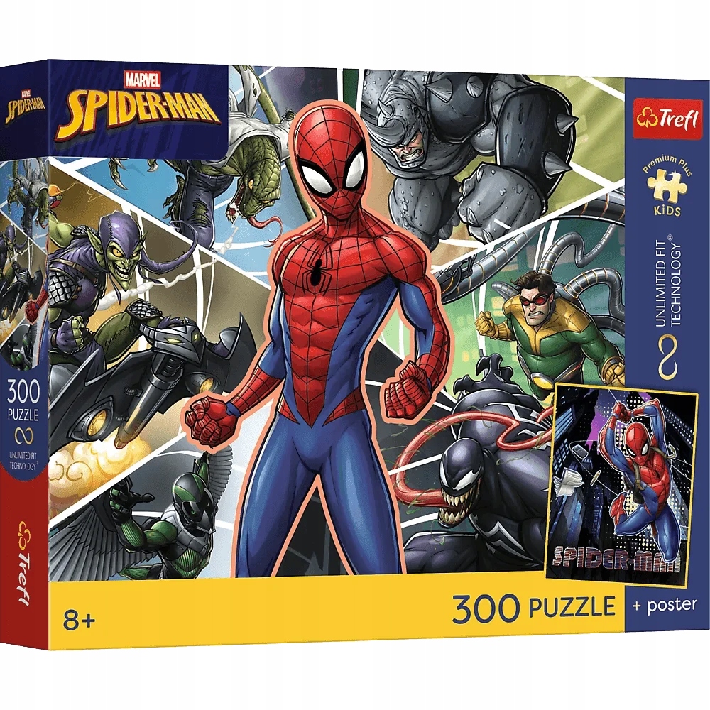 Puzzle 300 Premium Plus Kids: Ukryty bohater, Marvel (23047)