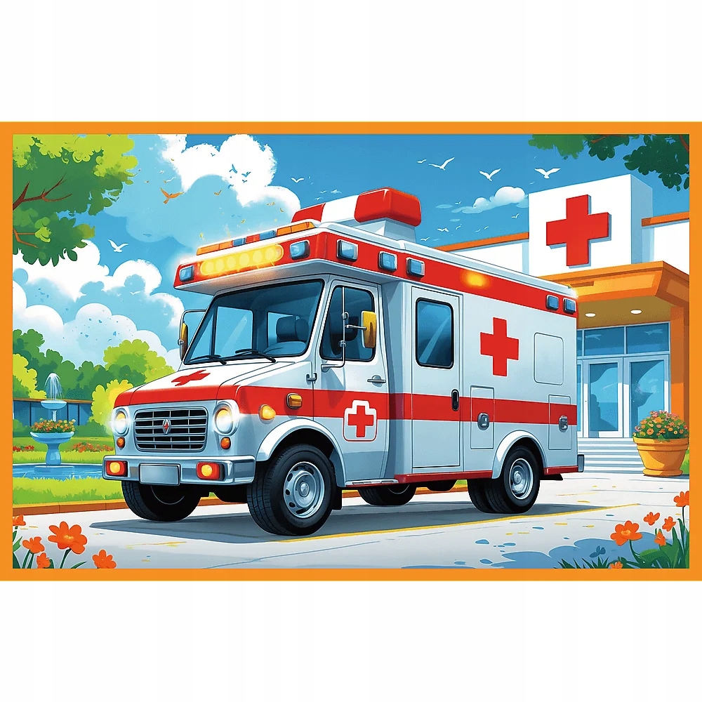 Puzzle 2x24 W krainie radości Trefliki (34447)