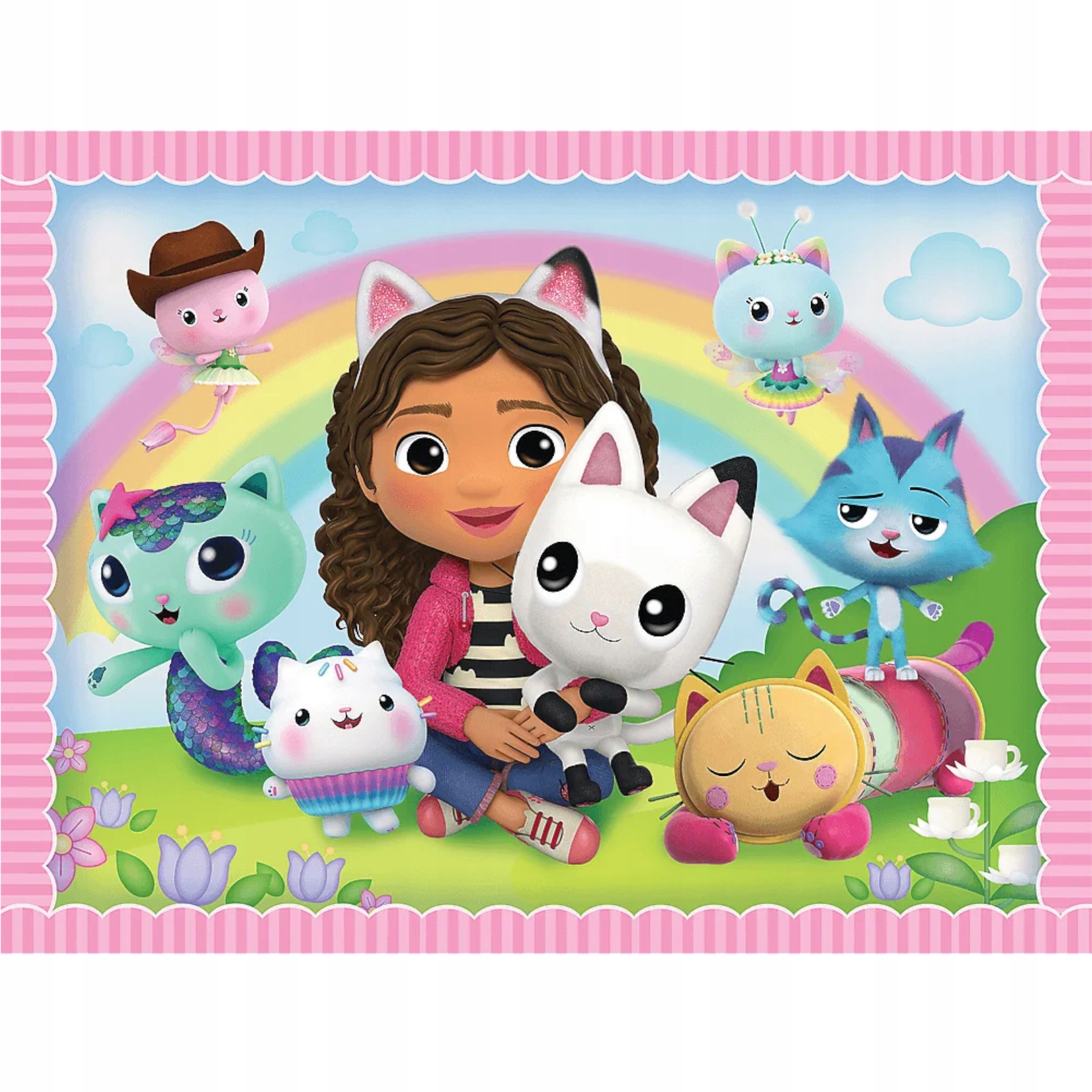 Puzzle 2 w 1 + memos: Gabi z kocim przyjacielem (93382)