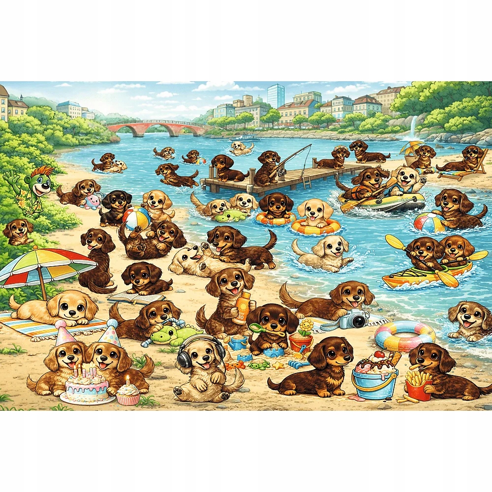 Puzzle 100: Jamniki i Trefliki, Rodzina Treflików (16585)