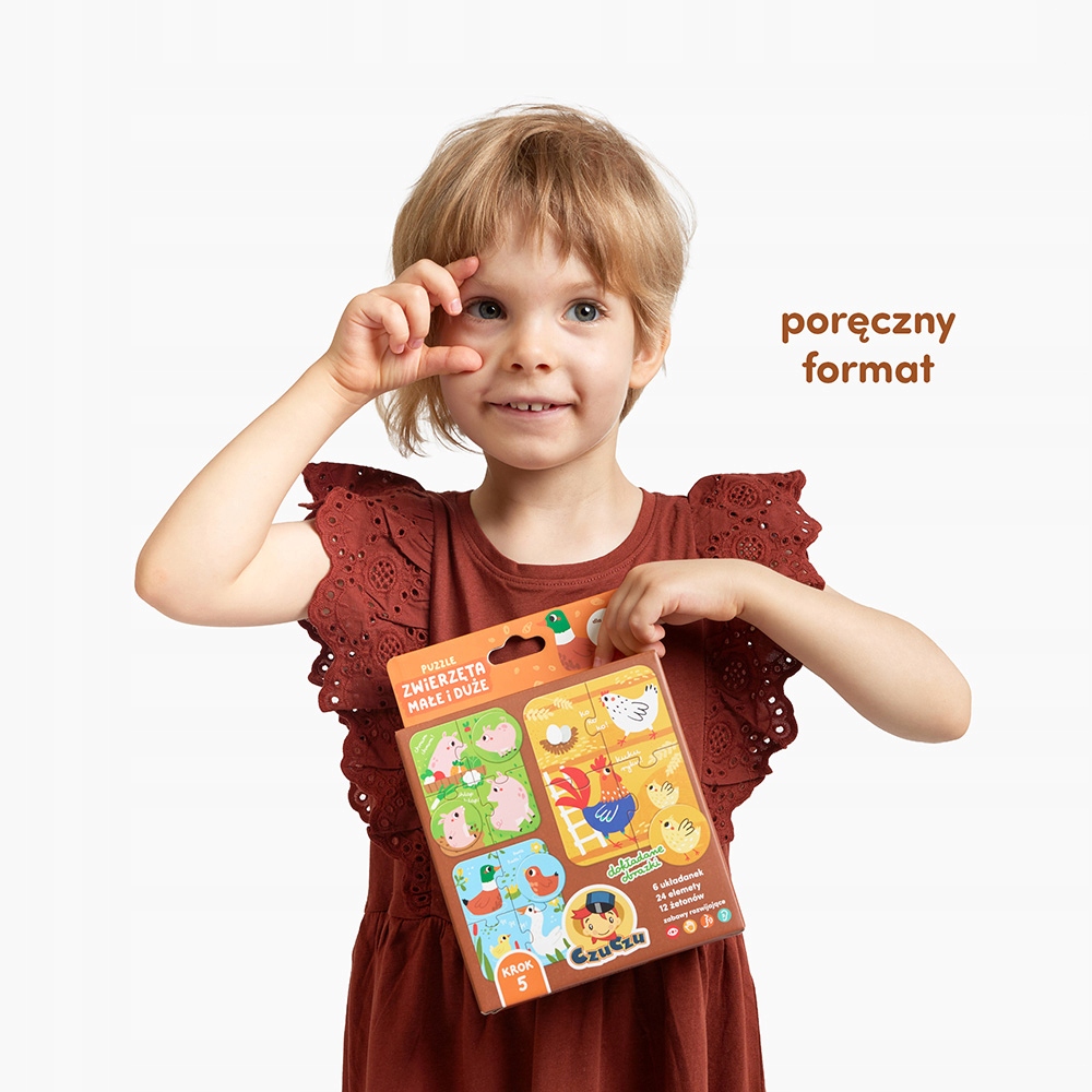 Puzzle Zwierzęta małe i duże (8078693)