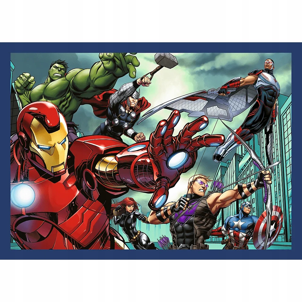 Puzzle 4 x 88 Premium Plus Kids Bohaterowie są wśród nas, Marvel (34697)