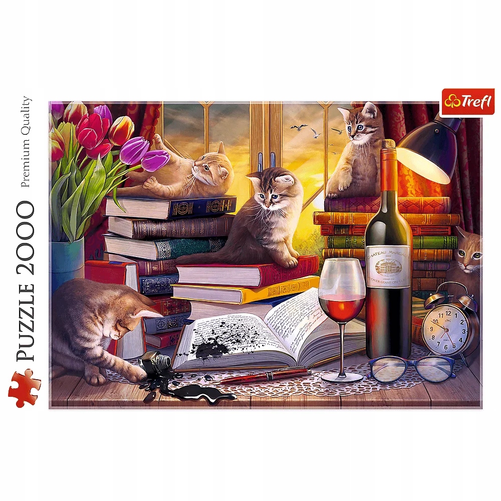Puzzle 2000: Koci wieczór (27126)