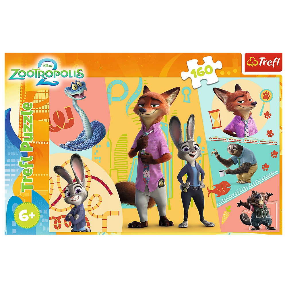 Puzzle 160: Razem w Zwierzogrodzie