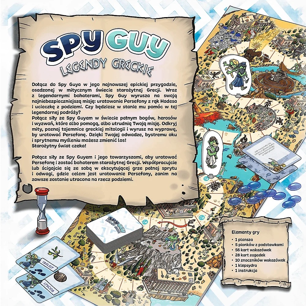 Gra rodzinna Spy Guy Legendy Greckie, Rodzina Treflików (03056)
