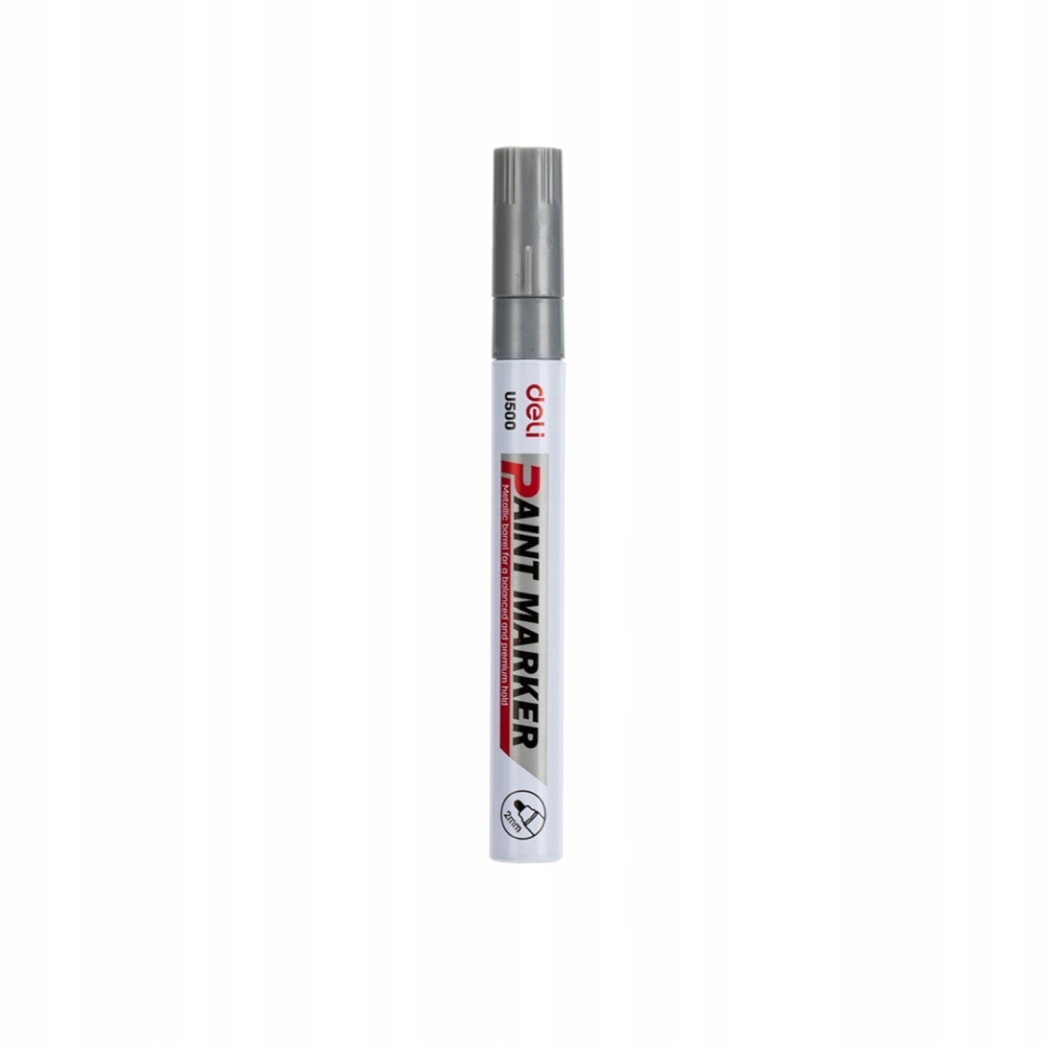 Marker Olejowy 2 mm srebrny Deli
