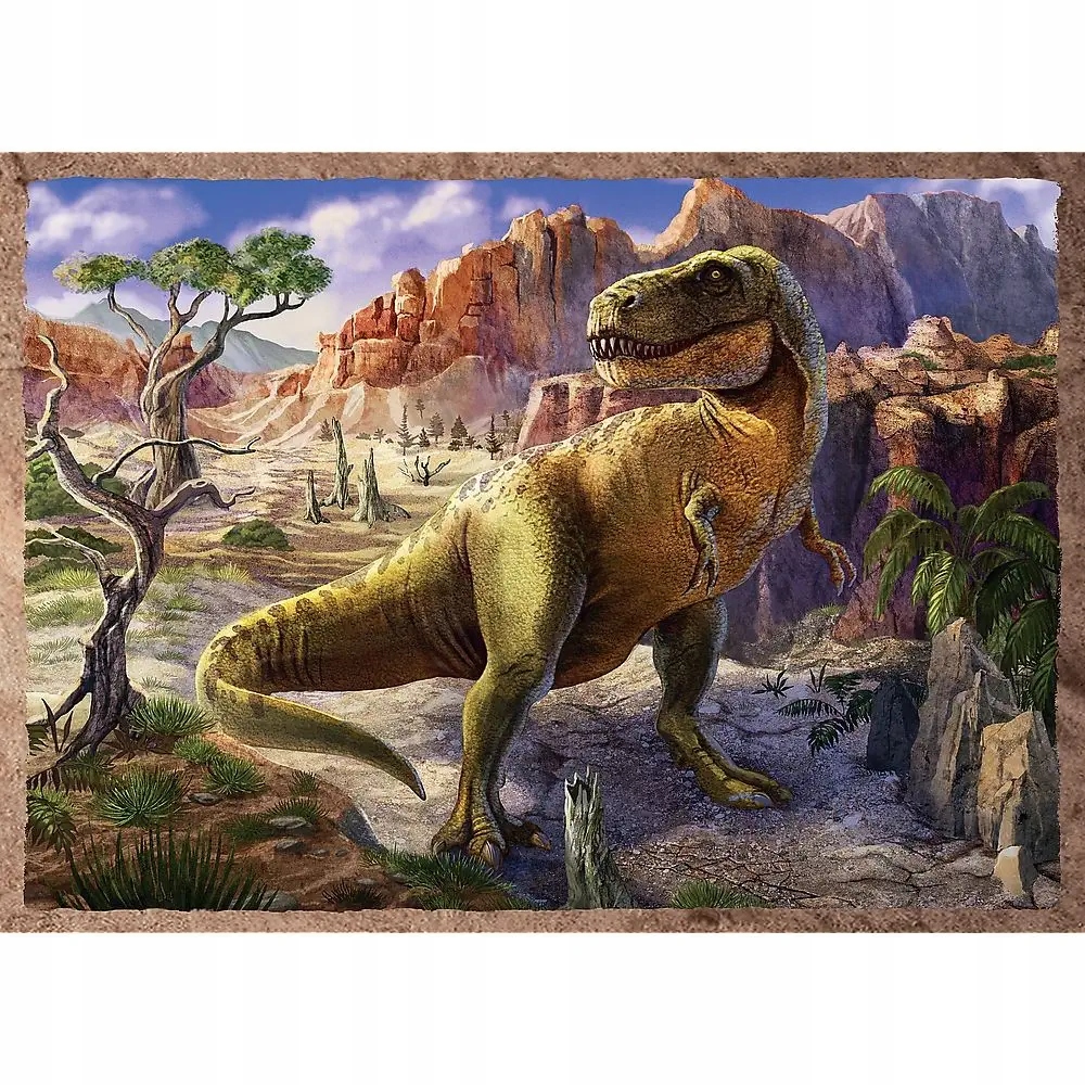 Puzzle 4 w 1: Ciekawe Dinozaury (34383)