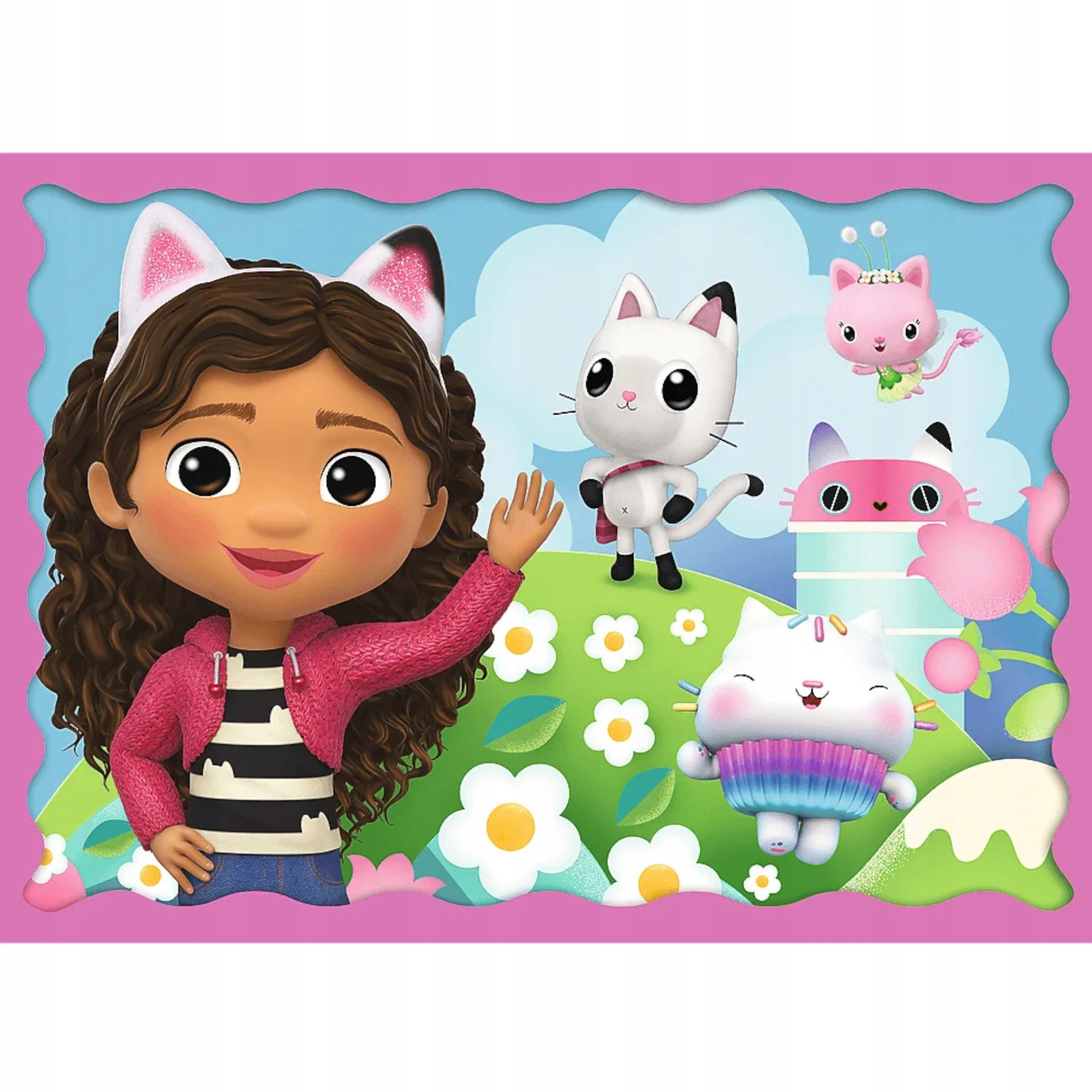 Puzzle 4 w 1: Przygody Gabi, Koci Domek Gabi (34620)