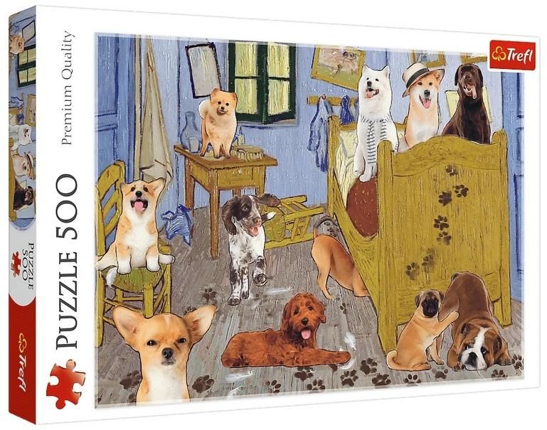 Puzzle 500: Pokój van Gogha Psia Rewolucja (37539)