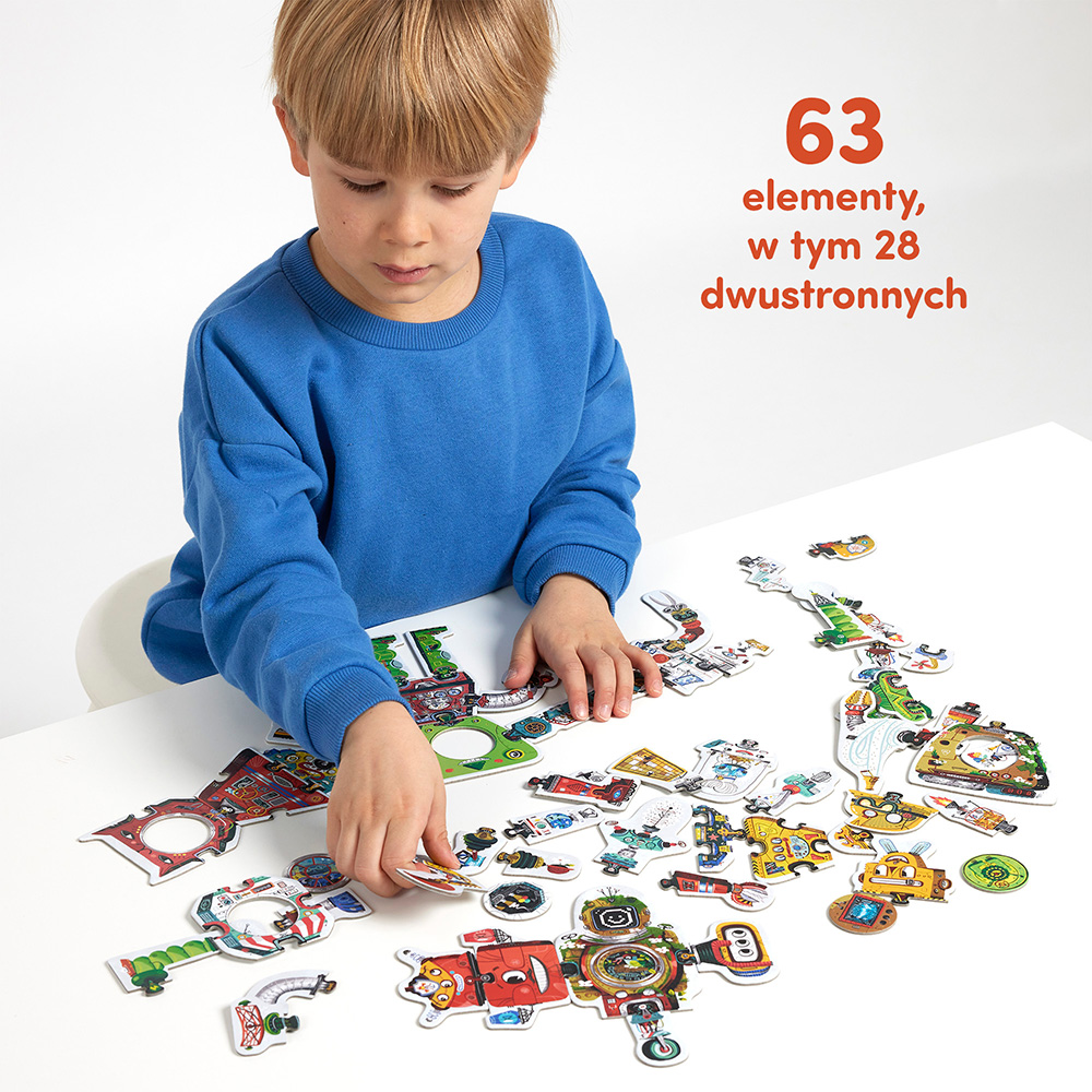 Puzzle kreatywne Robot Lab (7424949)