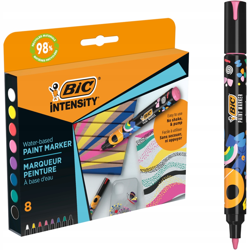 Markery Akrylowe BIC 8 szt.