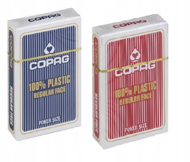 Karty Copag Texas Hold'em Poker Czerwone