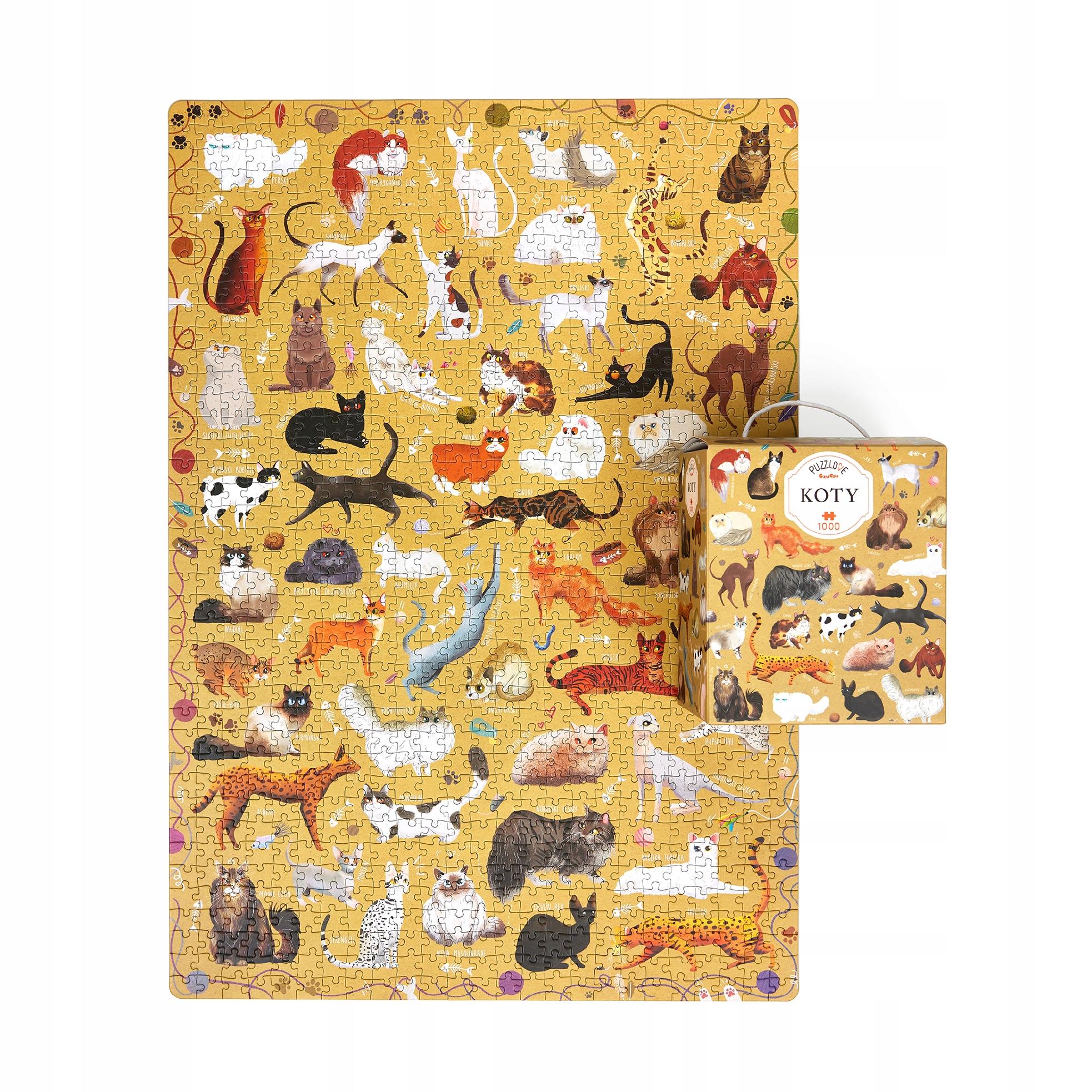 Puzzle 1000: Koty (7818103)