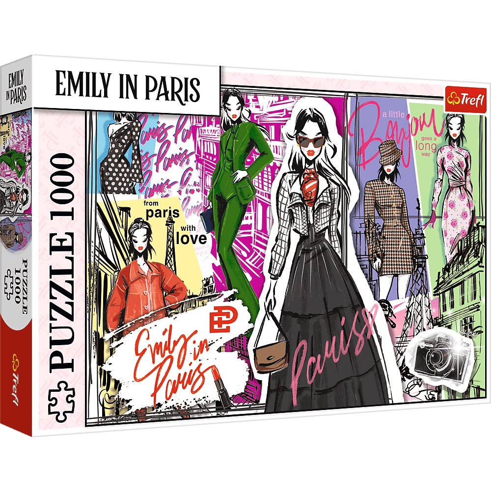 Puzzle 1000: Emily w Paryżu: Modowe Inspiracje (10967)