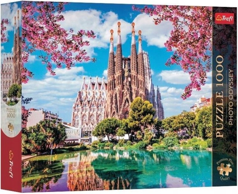 Puzzle 1000 Photo Odyssey: Sagrada Família, Barcelona, Hiszpania (12137)