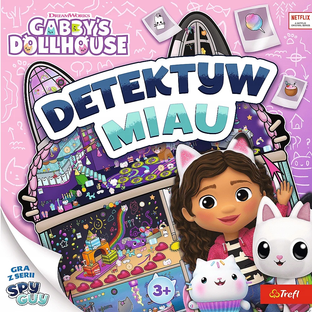 Gra planszowa Detektyw Miau, Koci Domek Gabi Trefl (02695)