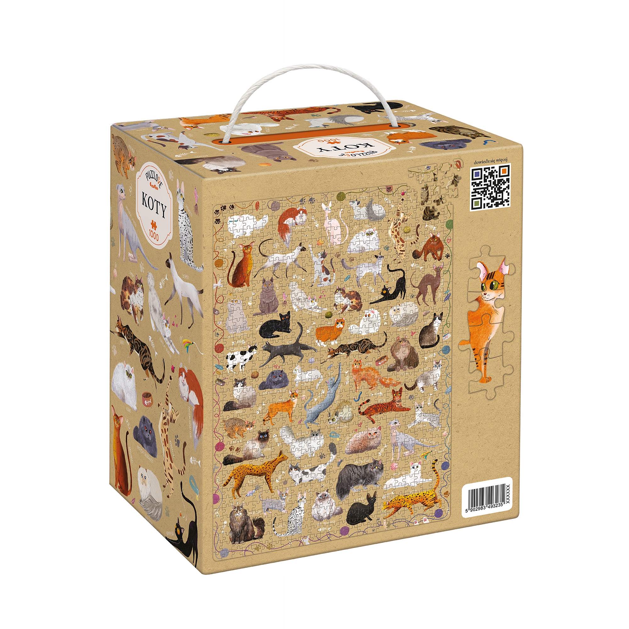 Puzzle 1000: Koty (7818103)