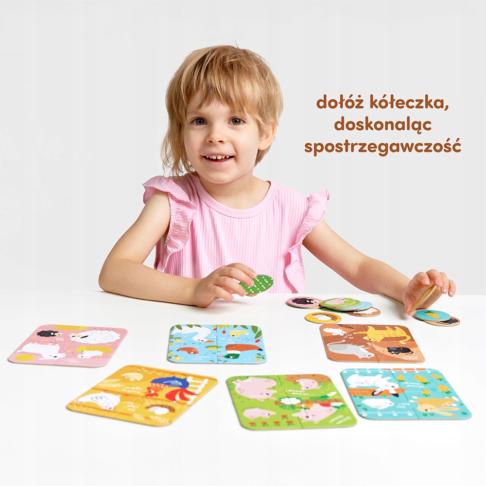 Puzzle Zwierzęta małe i duże (8078693)