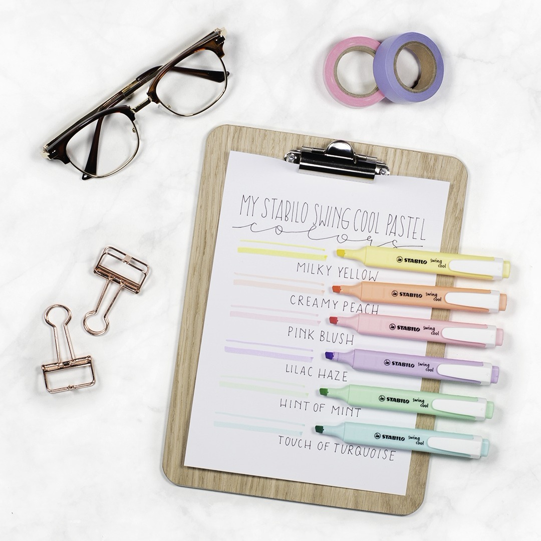 STABILO Swing Cool Pastel Zestaw Zakreślaczy 4szt (275/4-08)