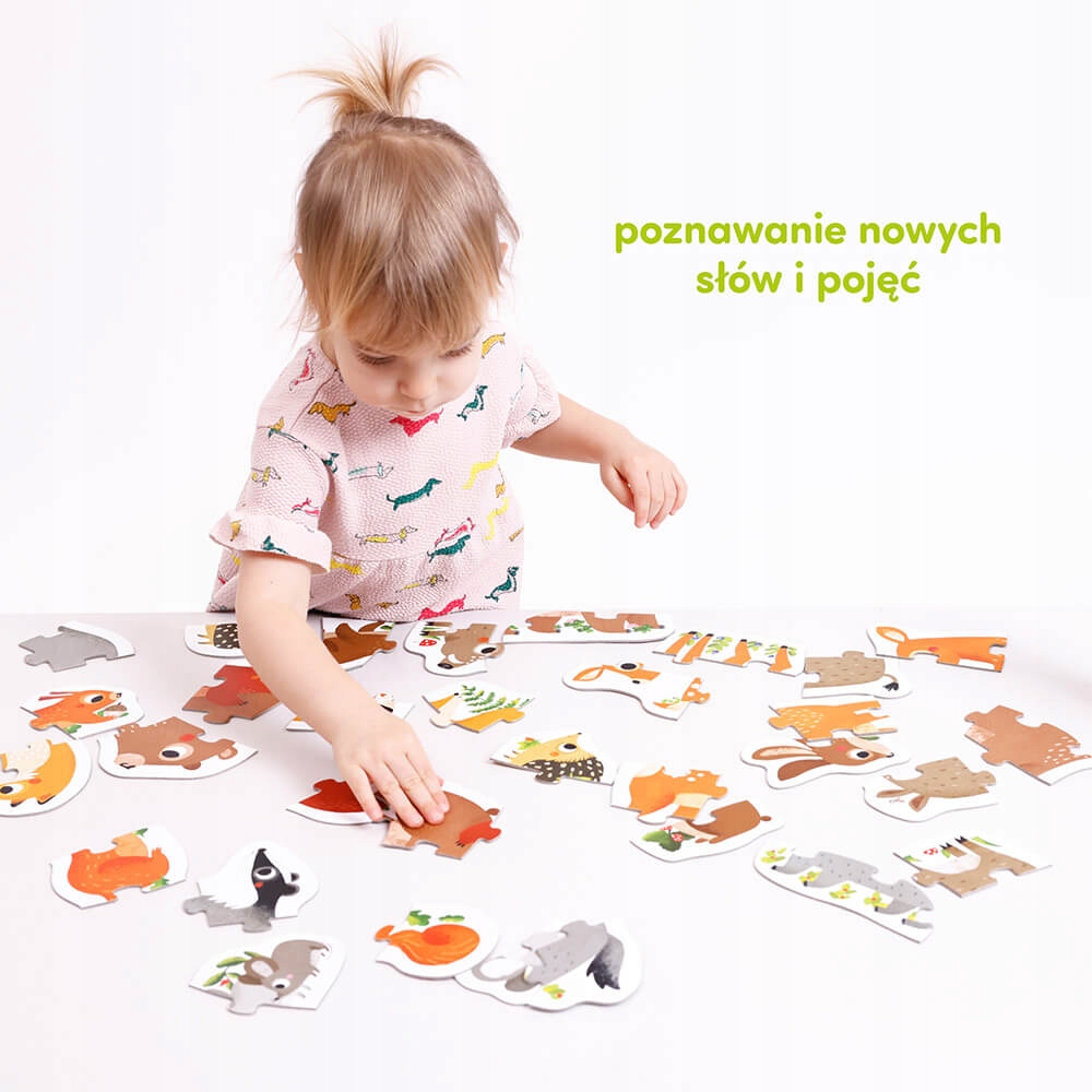 Puzzle progresywne Zwierzątka w lesie (7099709)