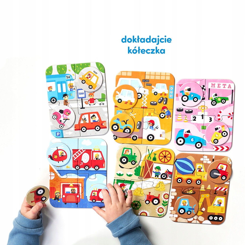 Puzzle Pojazdy małe i duże (7943144)