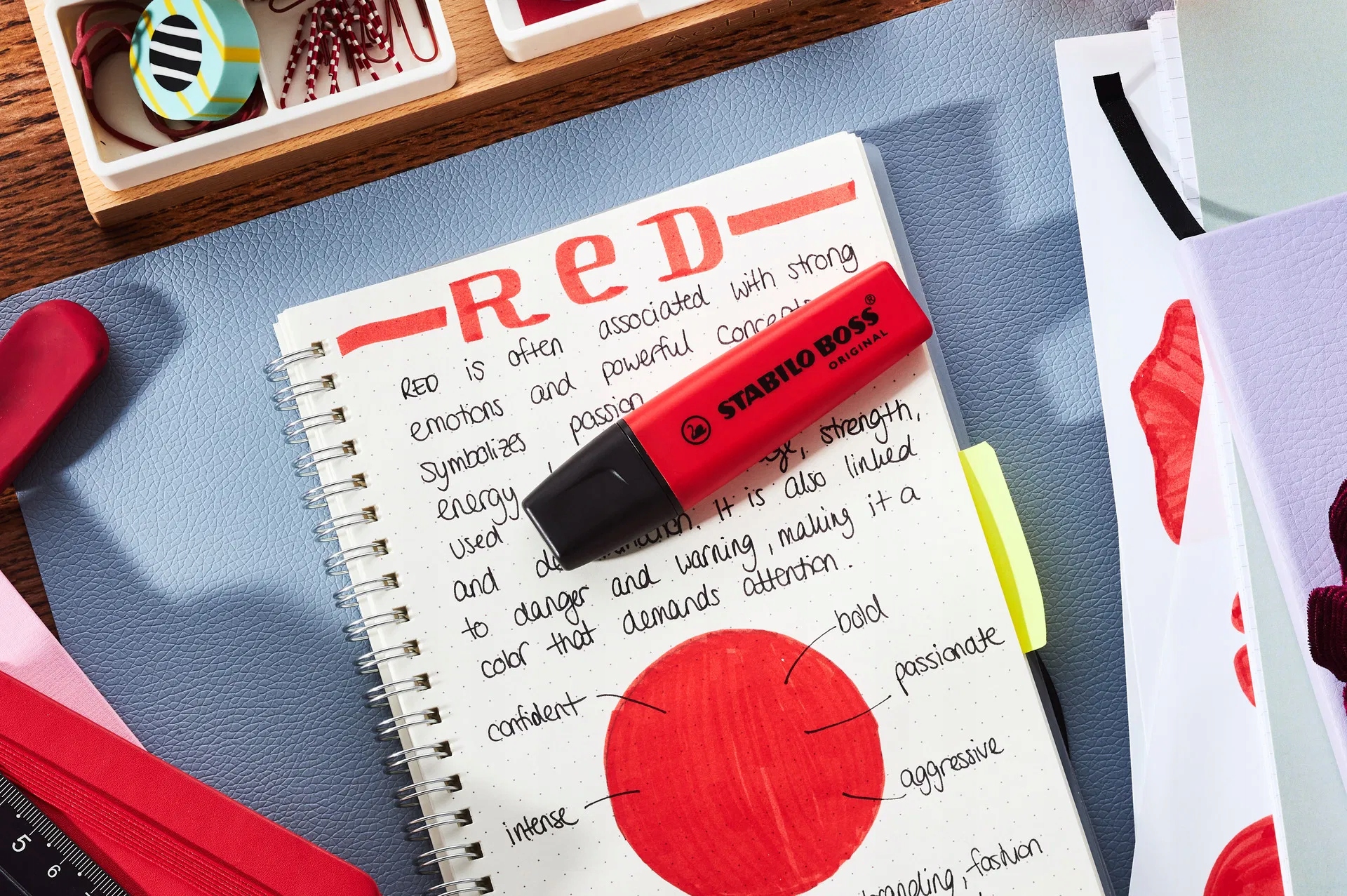 Zakreślacz STABILO Boss realred (70/48)