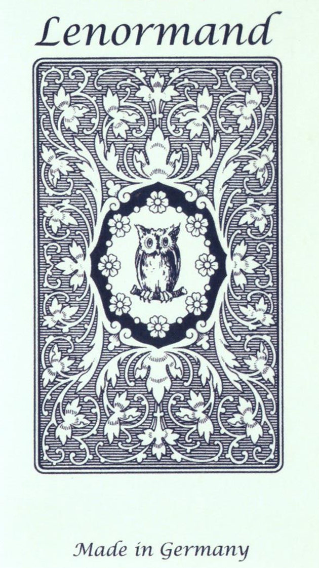 Tarot Lenormand Blue Owl (niebieska sowa) (3319)