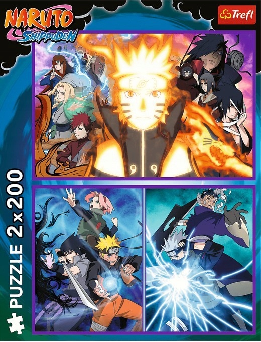 Puzzle 2 x 200 Naruto Shippuden: Ninja z Wioski Ukrytego Liścia (13333)