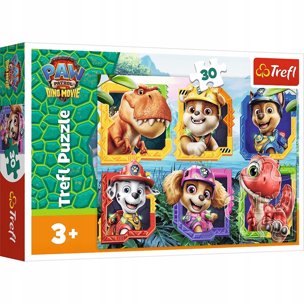 Puzzle 30: Wyspa Dinozaurów, Psi Patrol (18336)