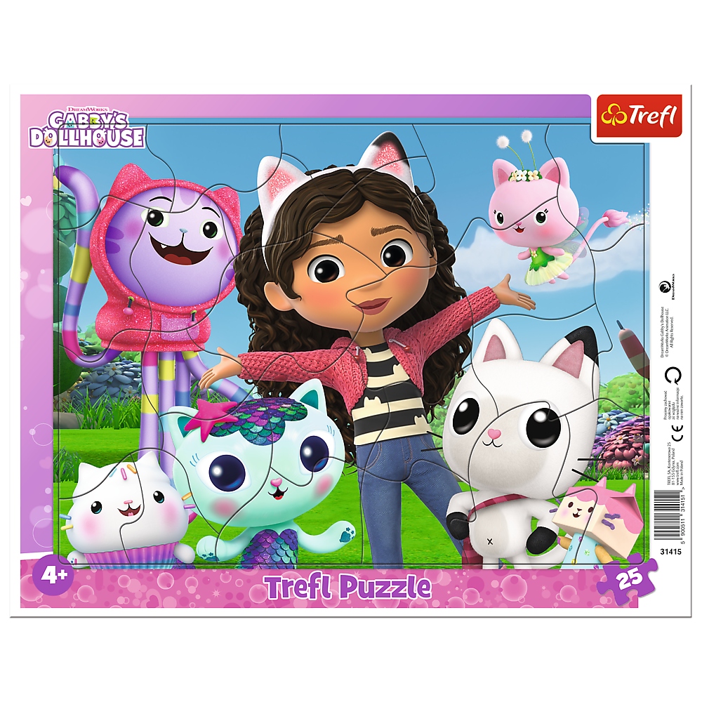 Puzzle ramkowe 25 Poznaj Gabi (31415)