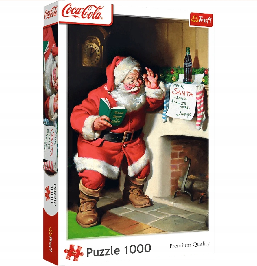 Puzzle 1000 XMAS Mikołaj przy kominku (10922)