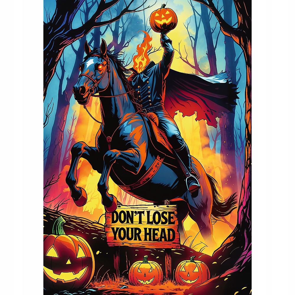 Puzzle 1000 Hall of Horror: Jeździec bez Głowy (12131)