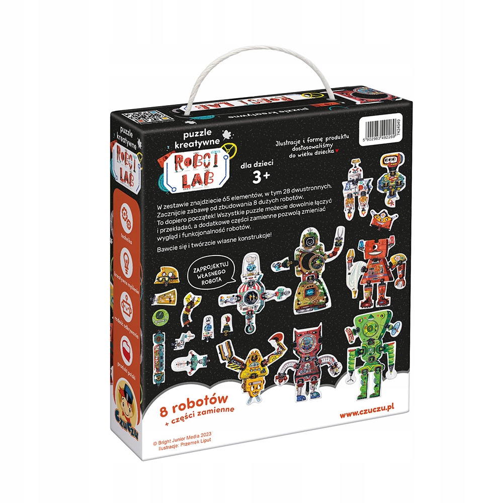 Puzzle kreatywne Robot Lab (7424949)