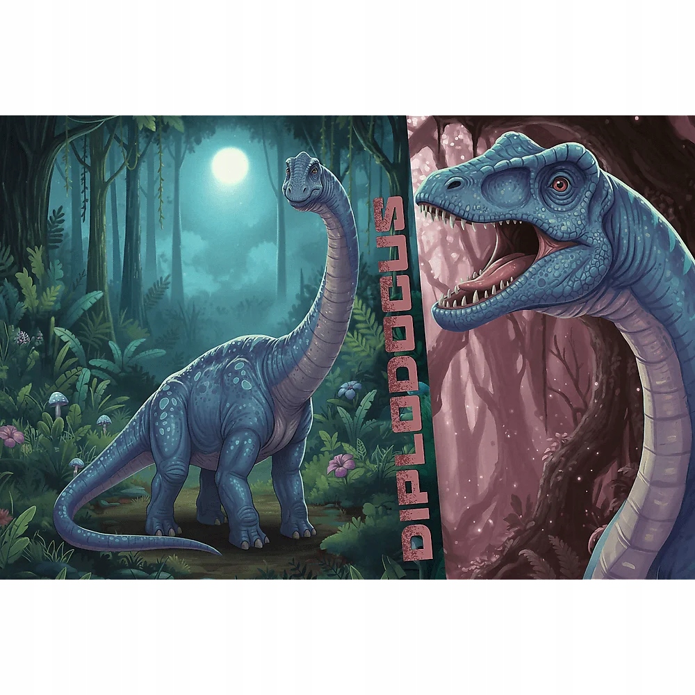 Puzzle 100 Dino World: Diplodocus (16579)