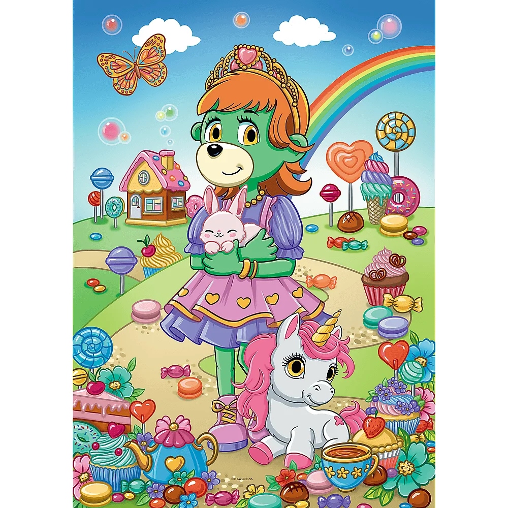 Puzzle brokatowe 100: Brokatowe Trefliki (14833)