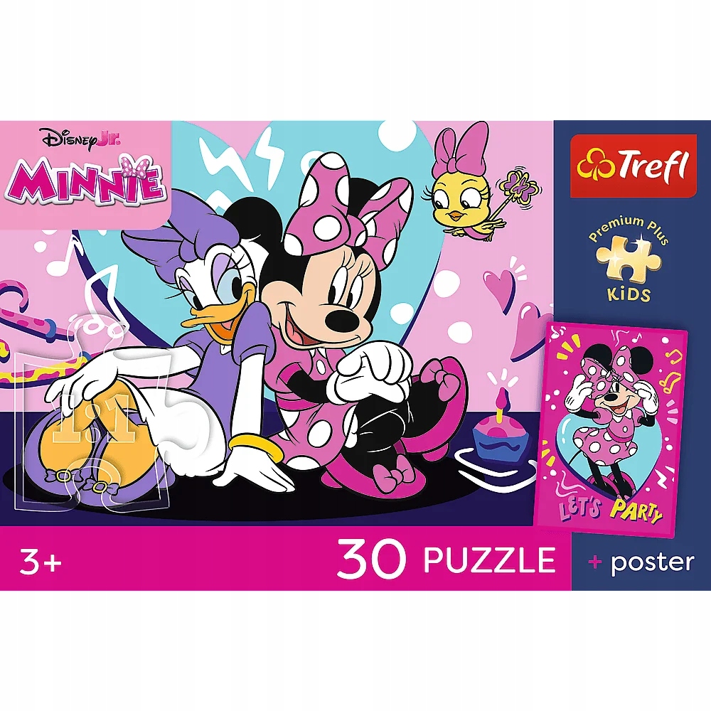 Puzzle 30 Premium Plus Kids: Radosna Minnie, Disney (18340)