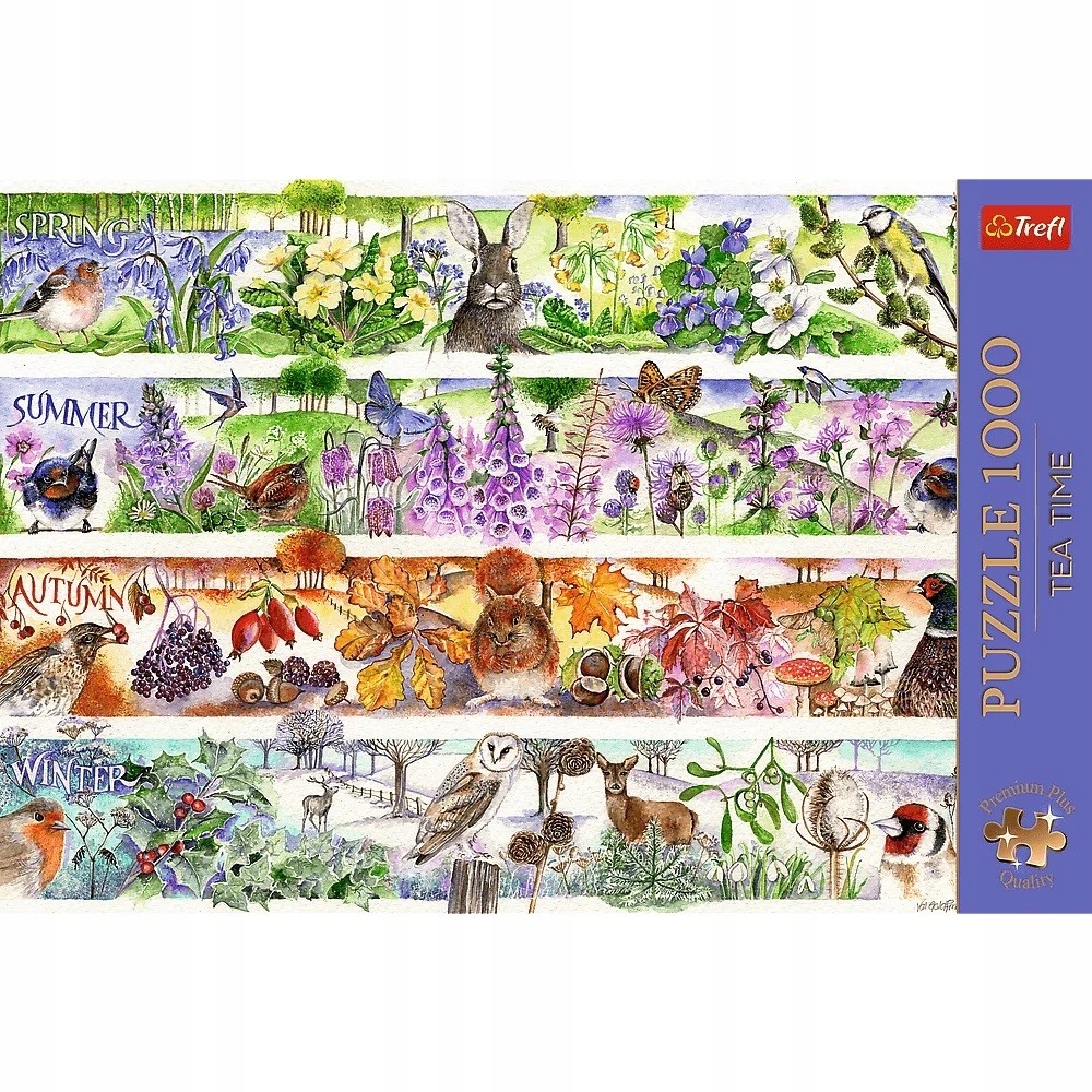 Puzzle 1000 Tea Time: Cztery pory roku (12078)