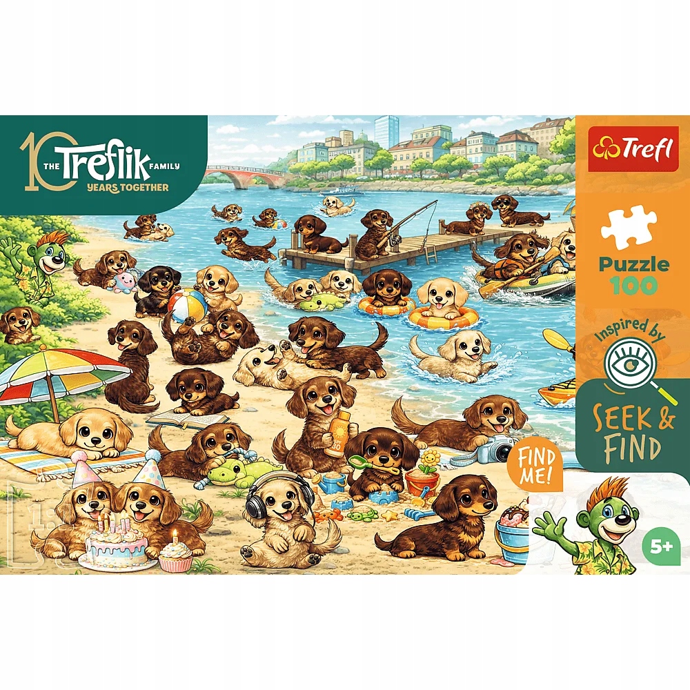 Puzzle 100: Jamniki i Trefliki, Rodzina Treflików (16585)