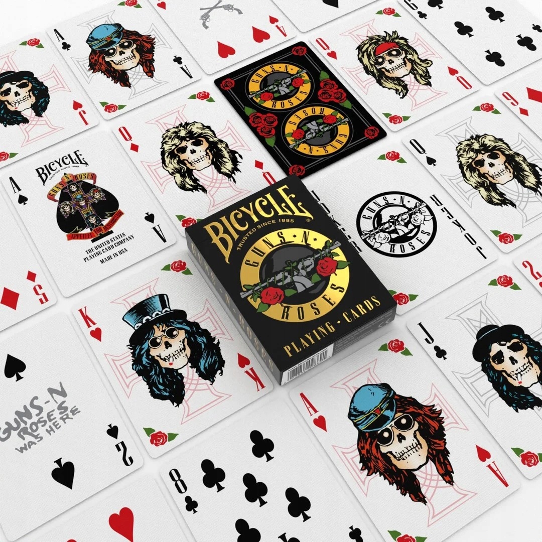 Karty Bicycle Guns N'Roses Europe (8691)
