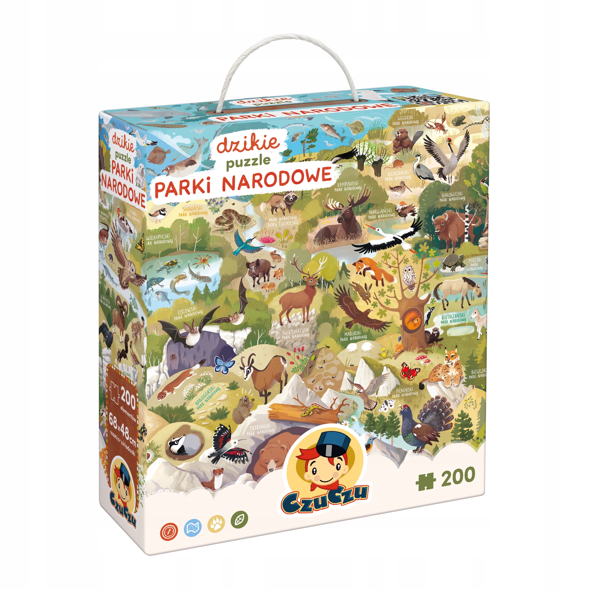 Dzikie Puzzle: Parki Narodowe (7497894)