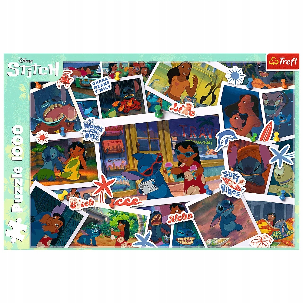 Puzzle 1000 Lilo i Stitch na wakacjach (10882)