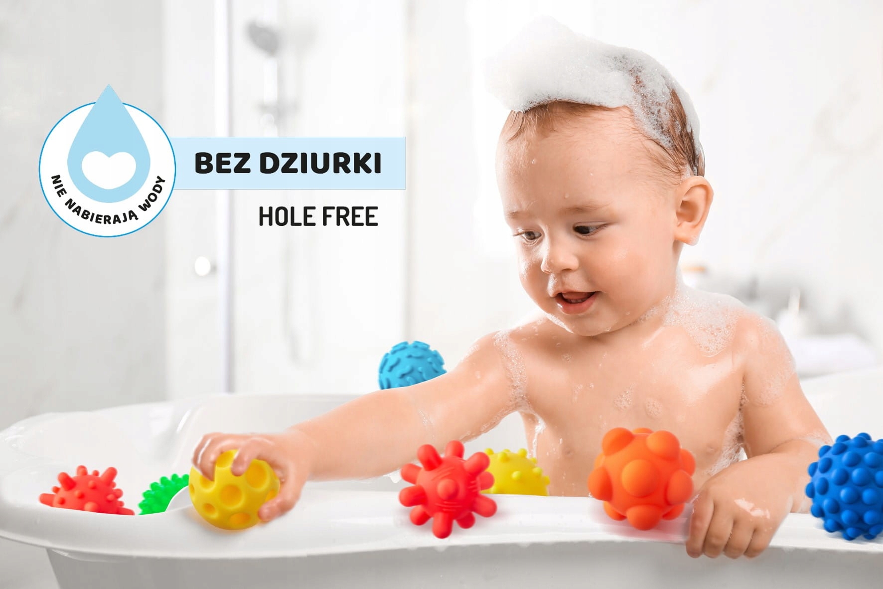Piłki sensoryczne 8 szt (8024)