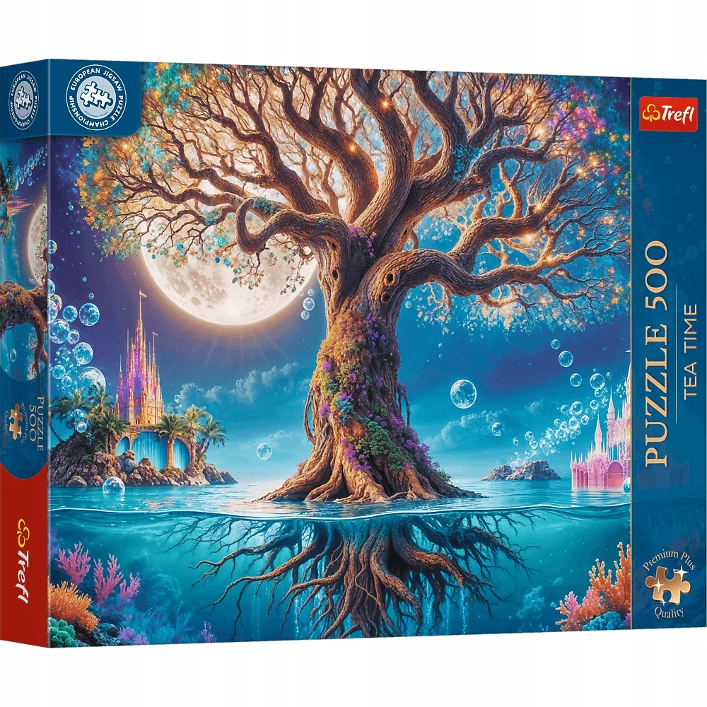Puzzle 500 Tea Time: Mistrzostwa Europy, Magiczne drzewo (37615)