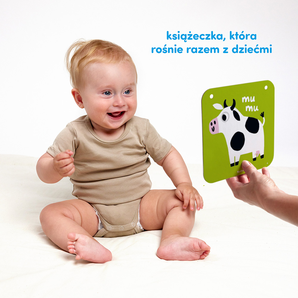 Duże karty kontrastowe dla dzieci w wieku 6mies+, 9mies+ (7253367)
