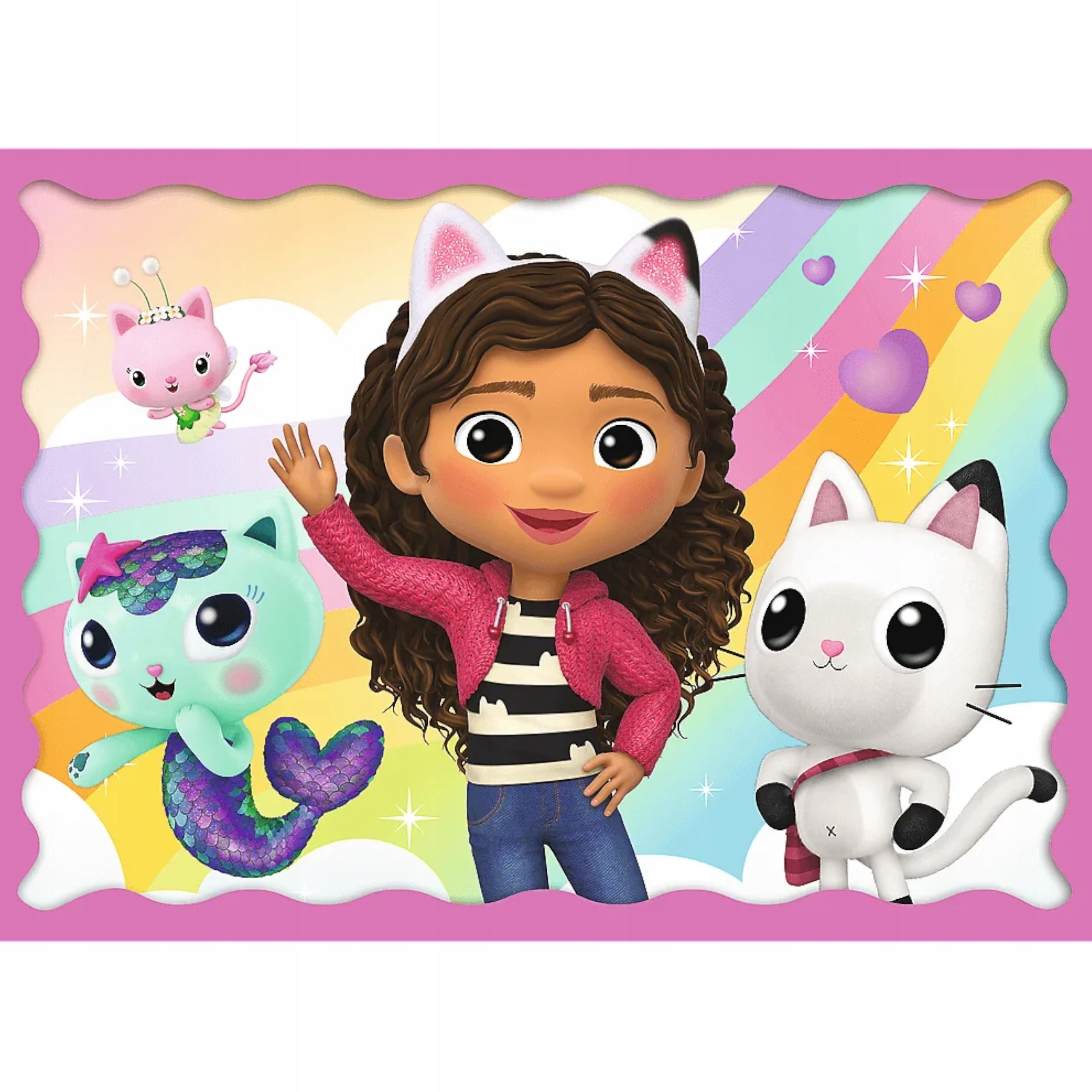 Puzzle 4 w 1: Przygody Gabi, Koci Domek Gabi (34620)