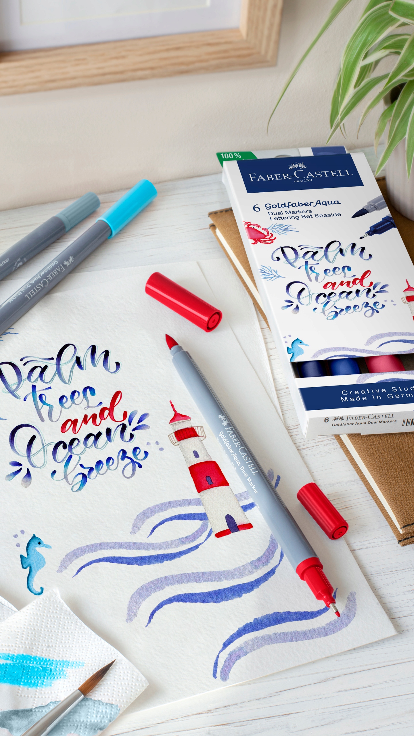 Pisak akwarelowy Goldfaber Aqua Faber Castell