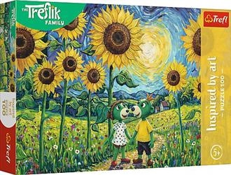 Puzzle 100: Spacer wśród słoneczników (16560)