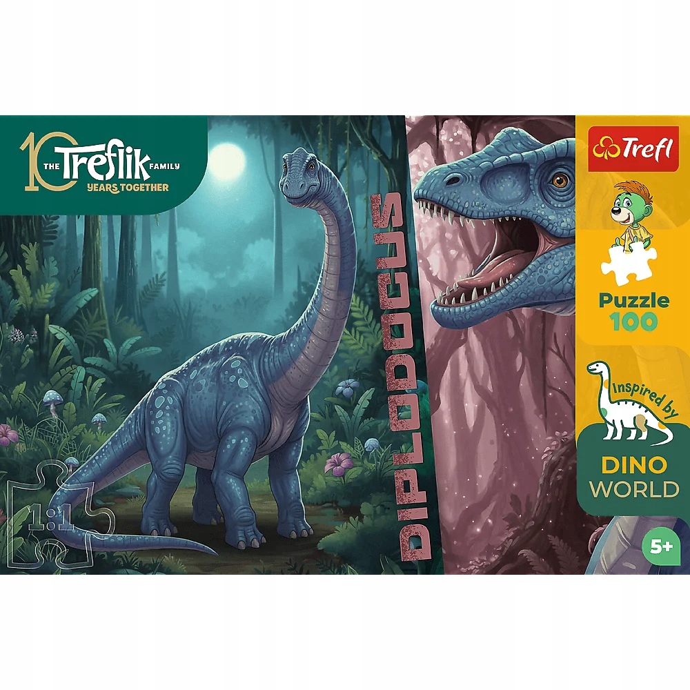 Puzzle 100 Dino World: Diplodocus (16579)
