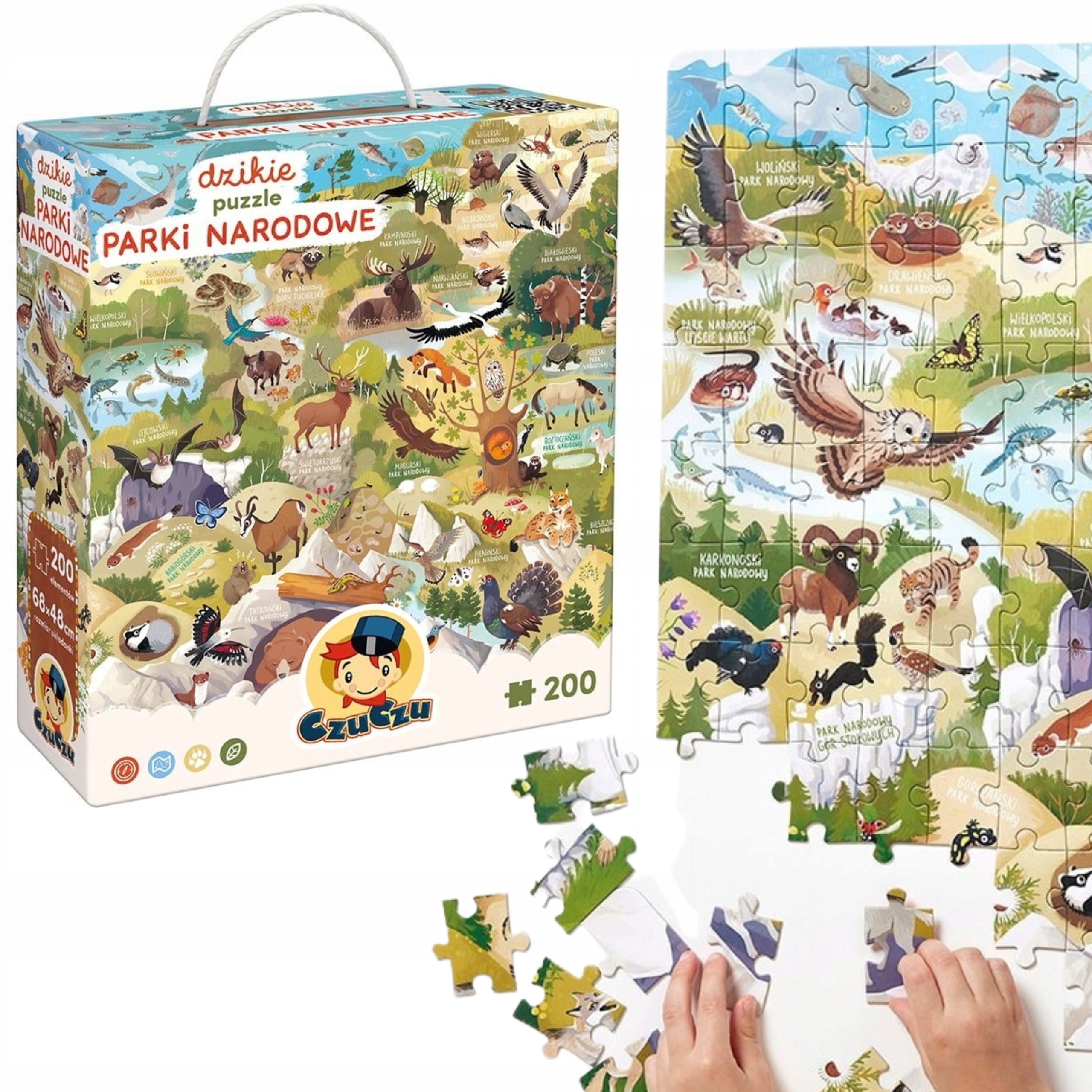 Dzikie Puzzle: Parki Narodowe (7497894)
