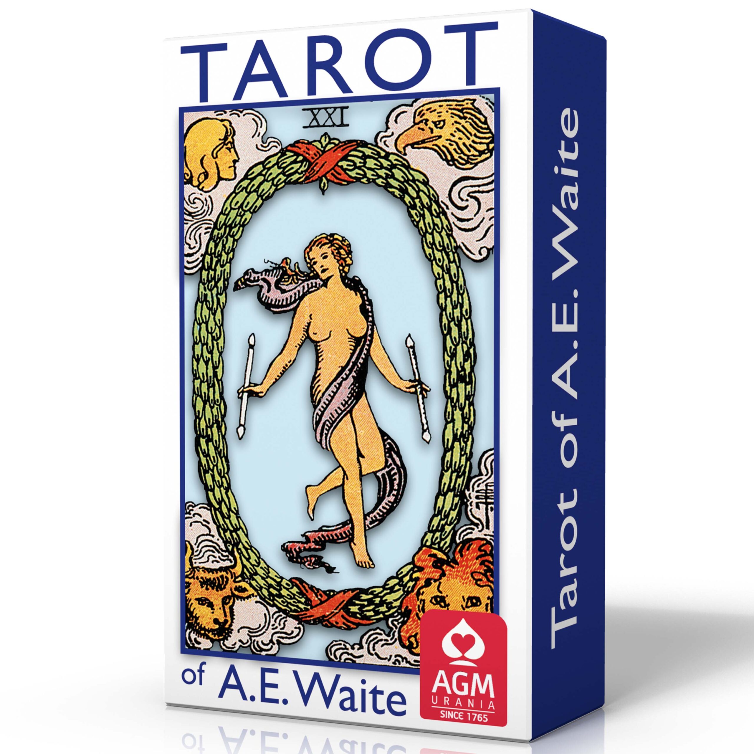 Karty Tarot A.E. Waite AGM-Urania Mini Blue (4736)